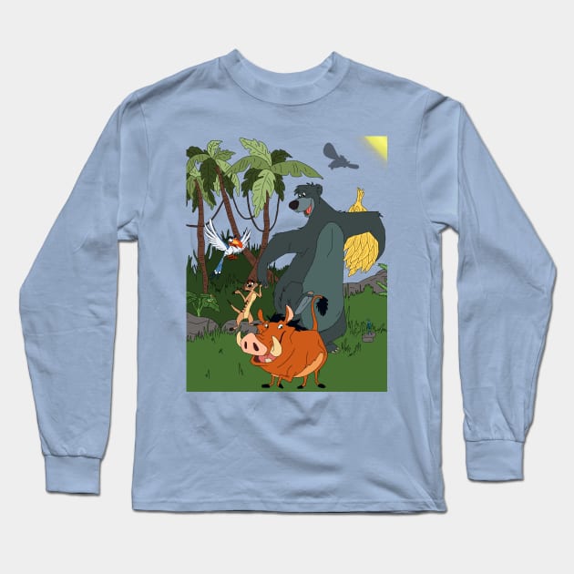 Walt's Wild Long Sleeve T-Shirt by Bridge_the_Ink